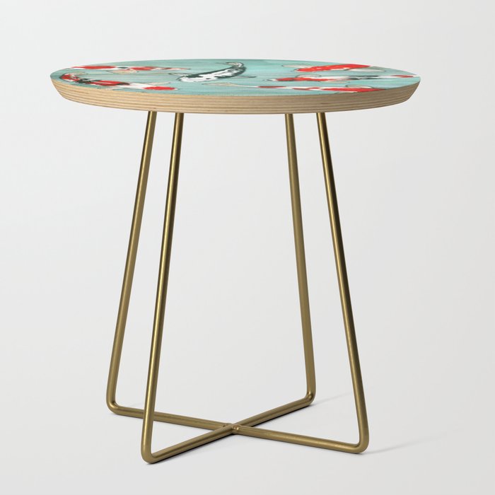 Le ballet des carpes koi Side Table