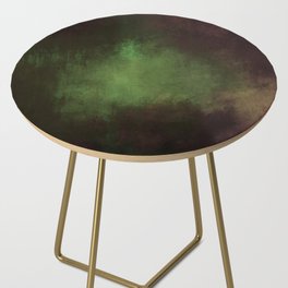 Old green in dark Side Table