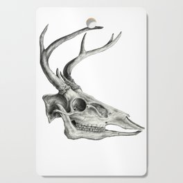 Deer Skull (No Background) Cutting Board