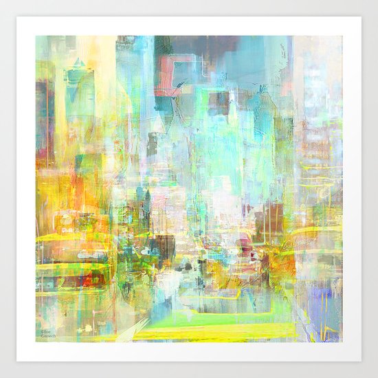 On the way back Art Print