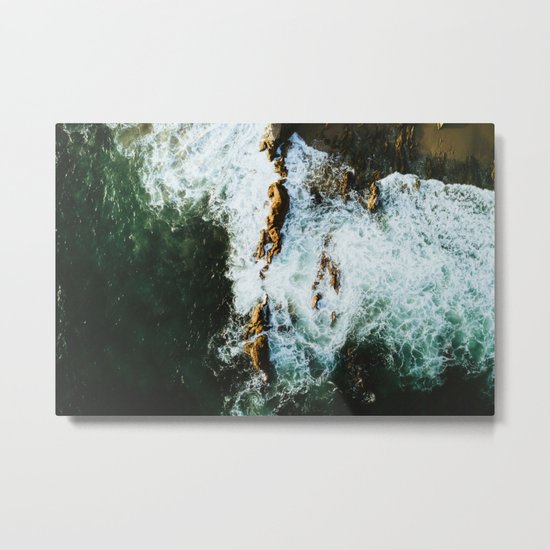 OCEAN - SEA - WATER - ROCKS - PHOTOGRAPHY Metal Print