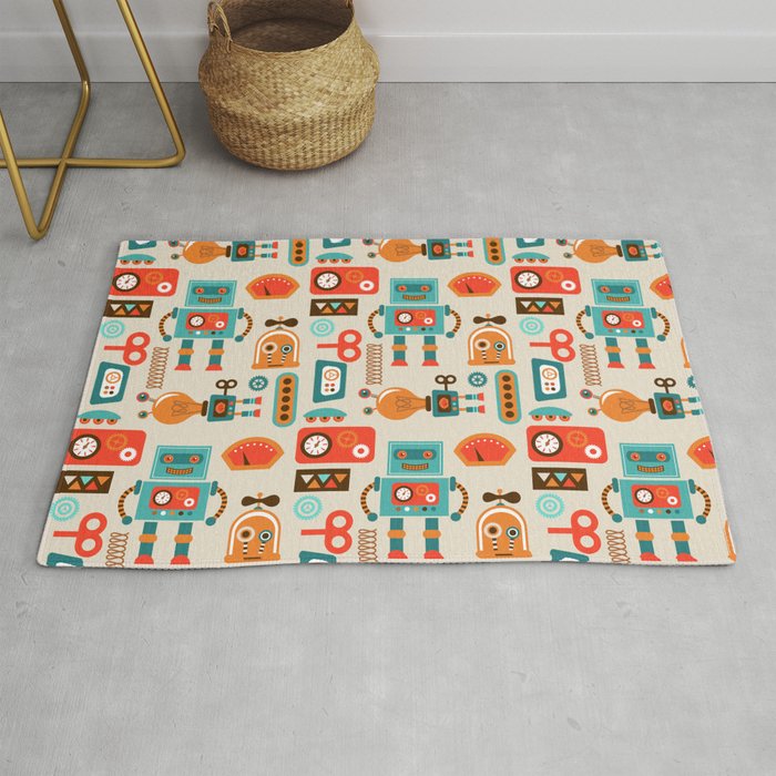 Funky Robot Rug