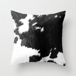 Modern Cowhide Throw Pillow