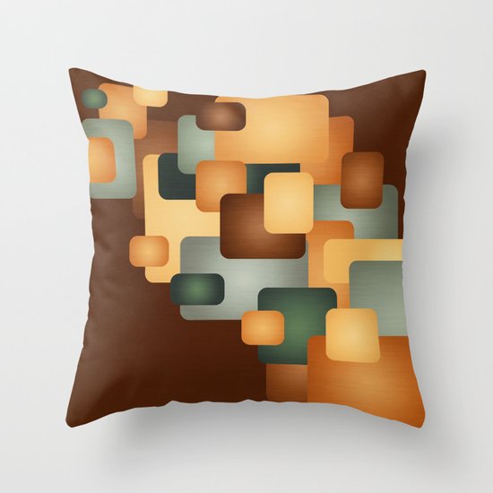 A Retro Feeling. Throw Pillow