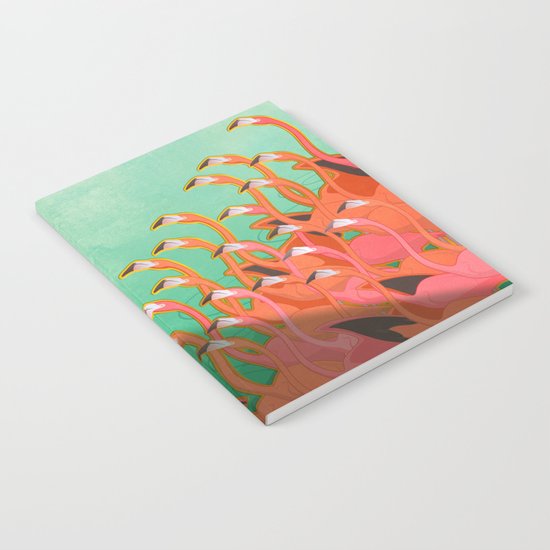 Fresco of the flamingoes. Notebook