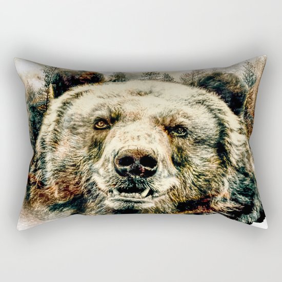 Bear Rectangular Pillow