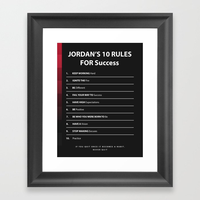 Michael Jordan s 10 Rules For Success Motivational Basketball Goat