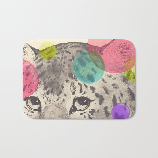 leopard changes his spots Bath Mat