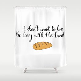 Peeta The Bread Boy Shower Curtain