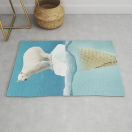 Polar ice cream cap Area & Throw Rug