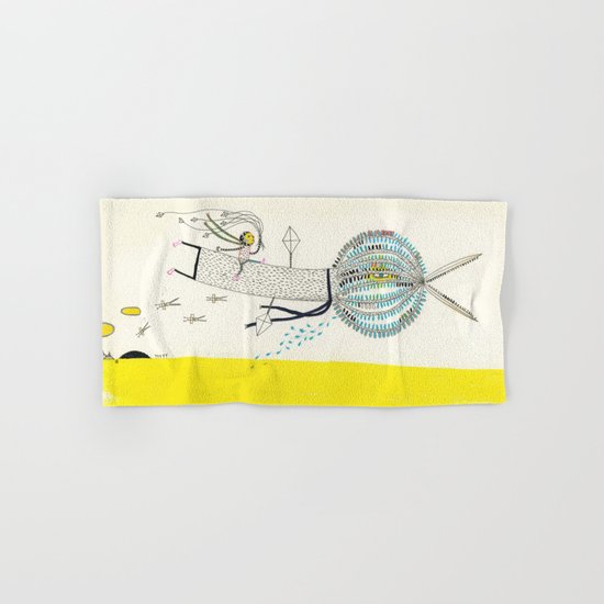 Tree Bird Hand & Bath Towel