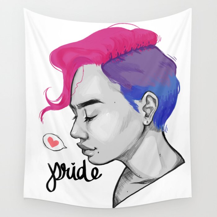 Bi pride tapestry on sale