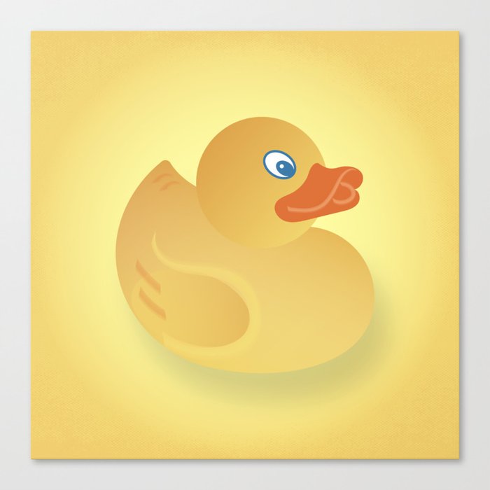 Rubber Duck Toy Canvas Print