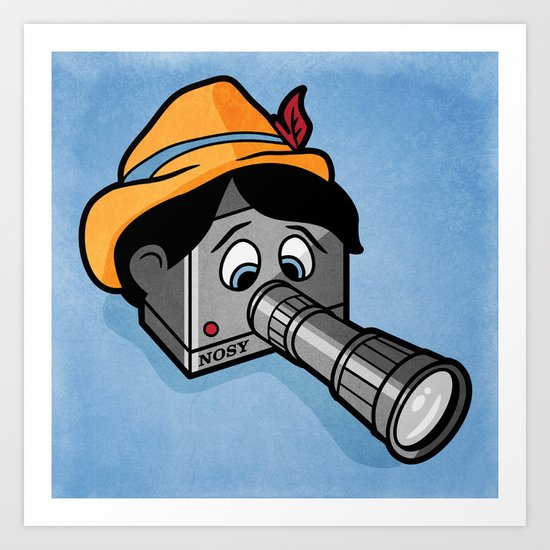 The Camera Never Lies... Art Print