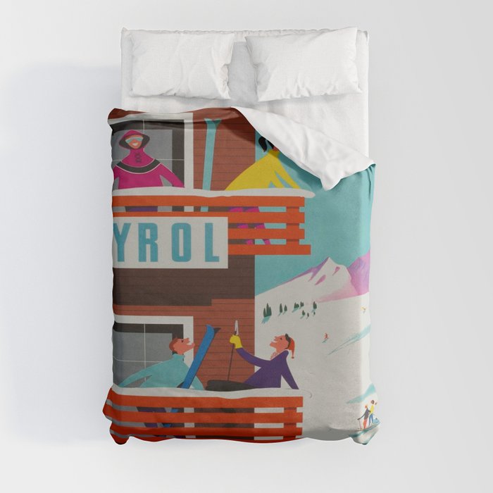 Vintage poster - Tyrol Duvet Cover