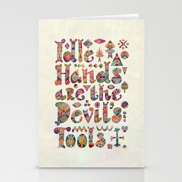 Devil's Tools Stationery Cards
