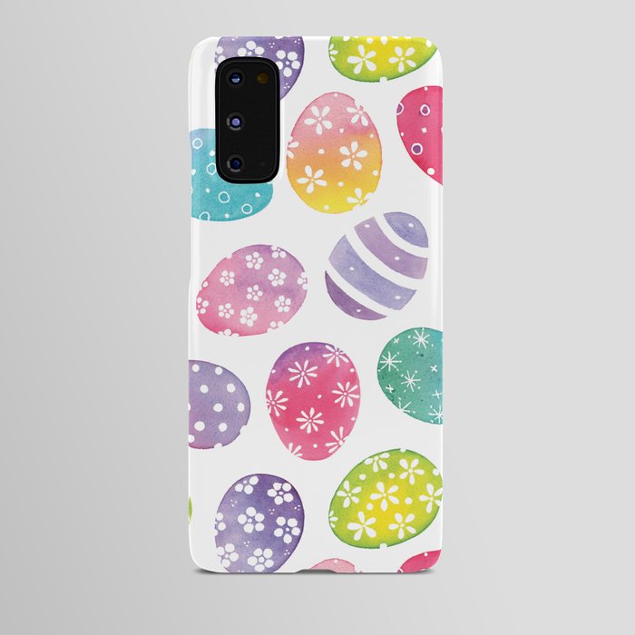 Watercolour Easter egg Pattern Android Case