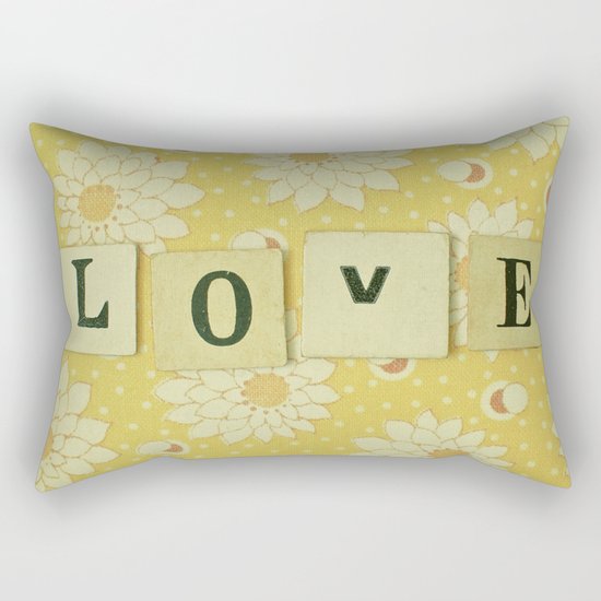 Love No.4 Rectangular Pillow