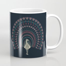 The Neon Peacock  Coffee Mug