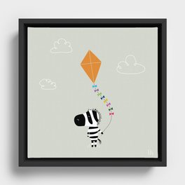 The Happy Childhood Framed Canvas
