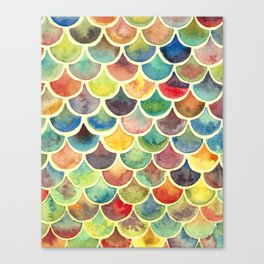 Colorful Scales Canvas Print