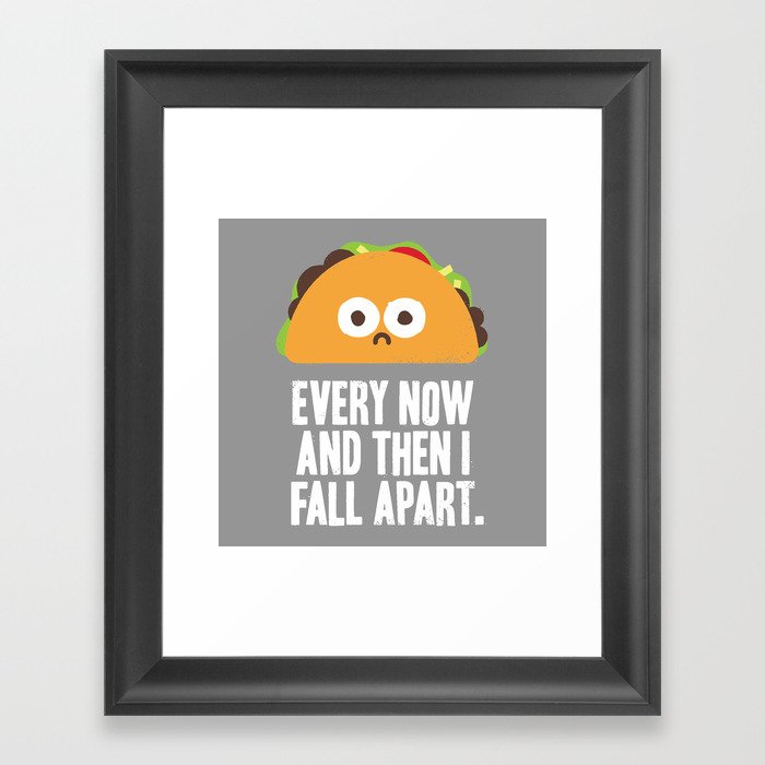Taco Eclipse of the Heart Framed Art Print by David Olenick | Society6