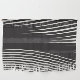 Wavy Black and Beige 14 Wall Hanging