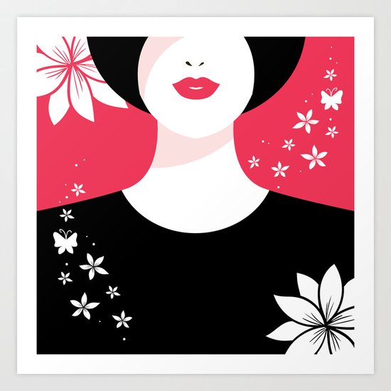 True Lady Art Print