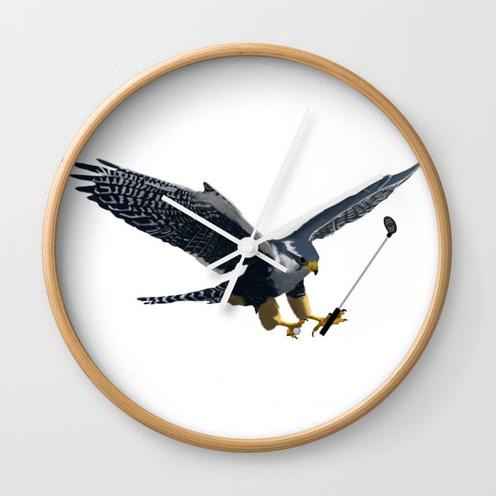 Falcon Golf Wall Clock