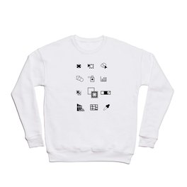 Illustrator icon set Crewneck Sweatshirt