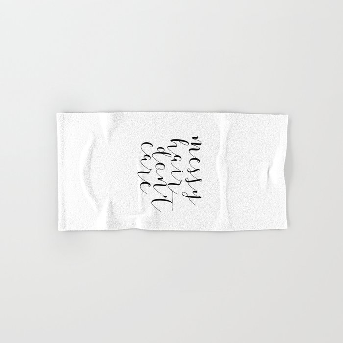 Messy Hair Don T Care Bathroom Wall Art Girls Room Decor Girly
