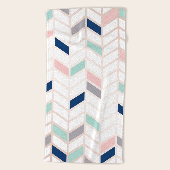 Herringbone Beach Towel