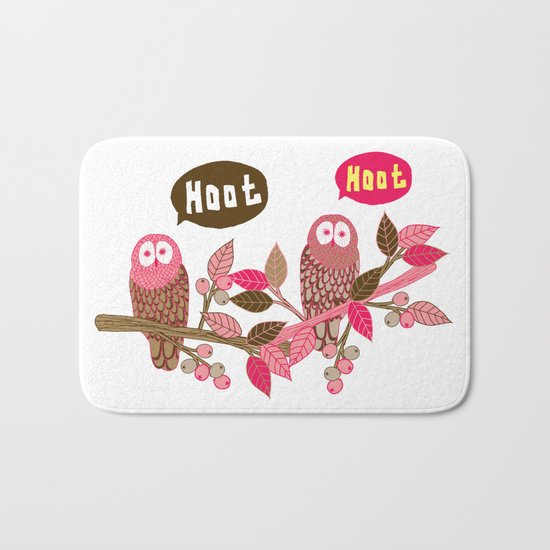 Hoot Bath Mat