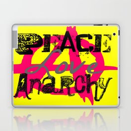 Peace Love Anarchy Laptop & iPad Skin