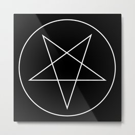 Pentagram of Set Metal Print