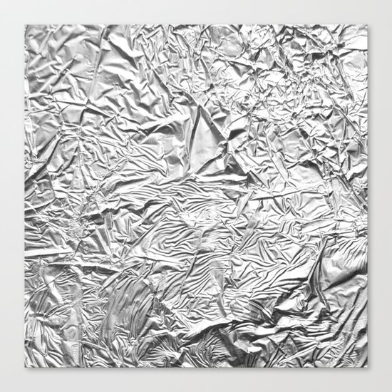 Aluminum Foil Canvas Print