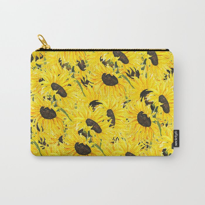sunflower pattern 2018 1 Carry-All Pouch