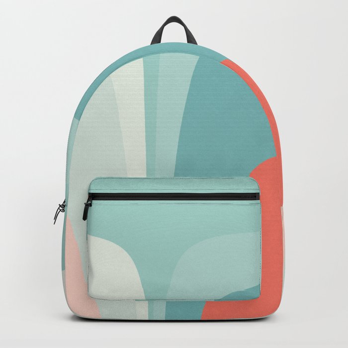 Pastell Colors Retro Abstract Graphic Backpack