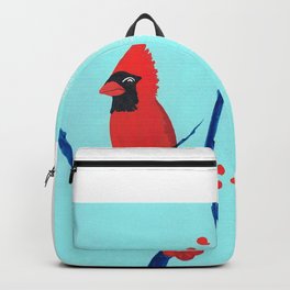 Cardinal Winter Berries Backpack