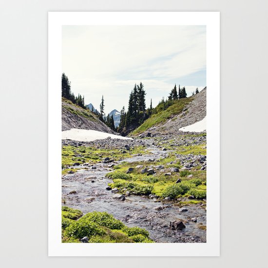 Mountain Stream Art Print