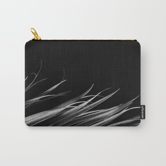 Dark palm leaf Carry-All Pouch