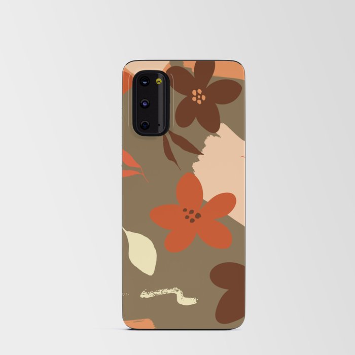 Abstract Flower Pattern 42 Android Card Case