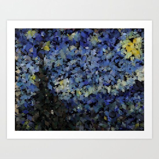 Panelscape Iconic - Starry Night Art Print