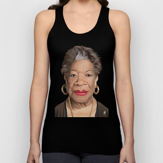 Celebrity Sunday ~ Maya Angelou Unisex Tank Top