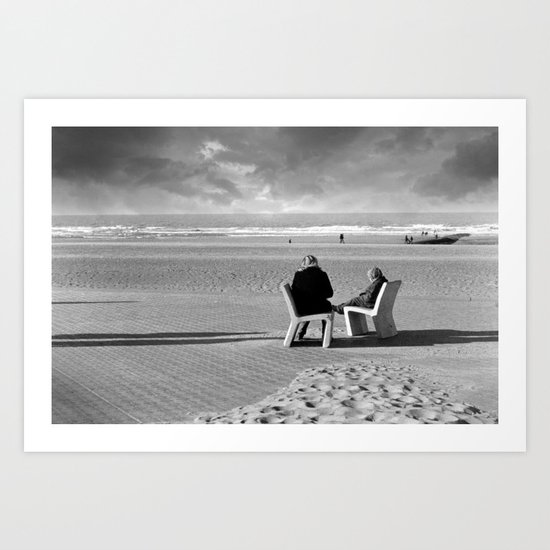 Wait and Sea Art Print