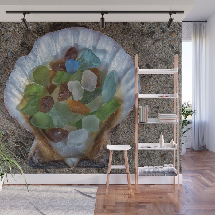 Beach Finds Wall Mural