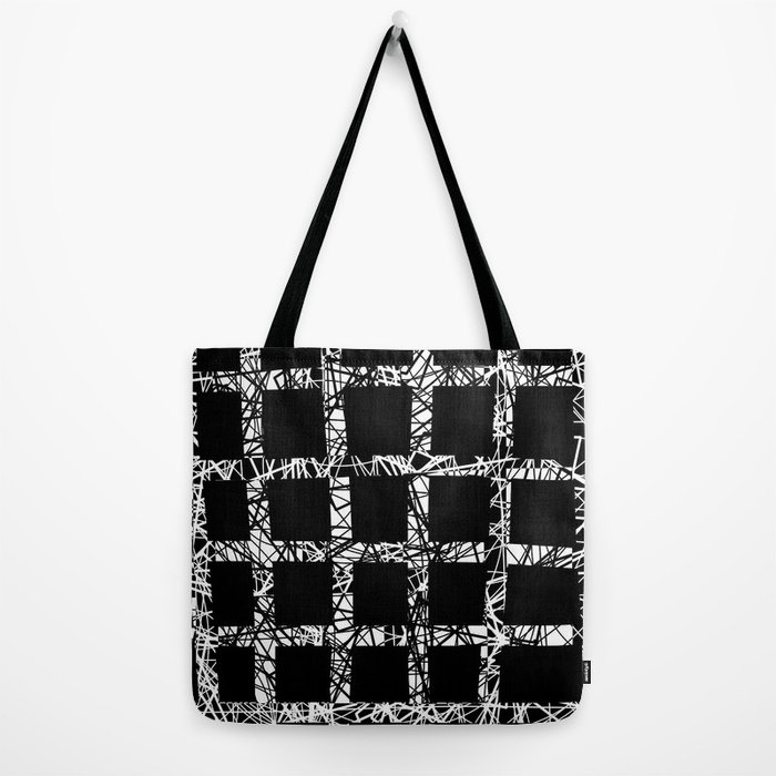Tangled Grid Tote Bag by annakarindesign | Society6