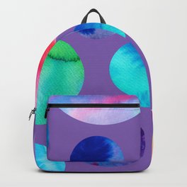 Watercolor Polka Dots Backpack