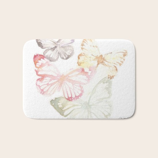 Butterflies Bath Mat