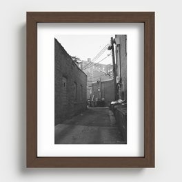 Chicago Alley  Recessed Framed Print